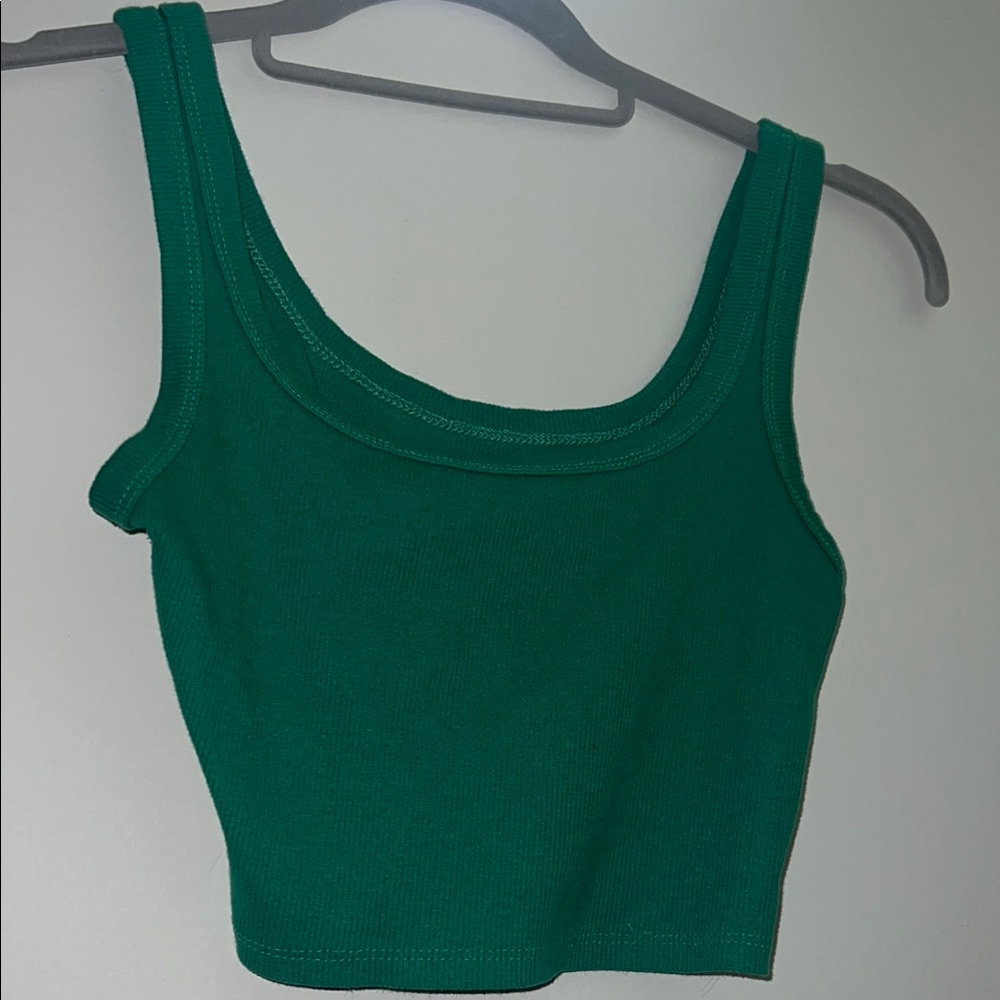 Green Women's Tank Top